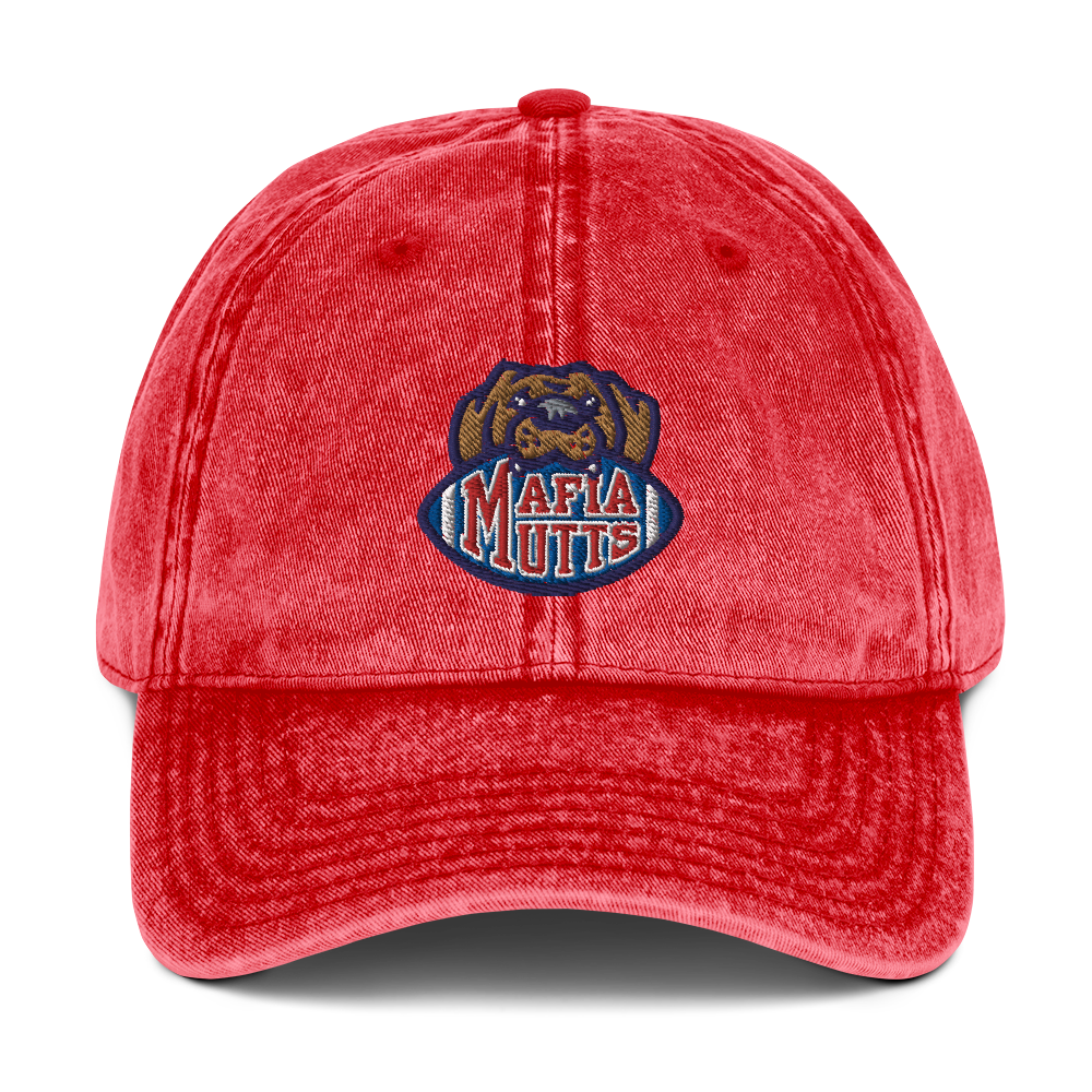 "Mafia Mutts" Vintage Cotton Twill Cap (multiple colors)