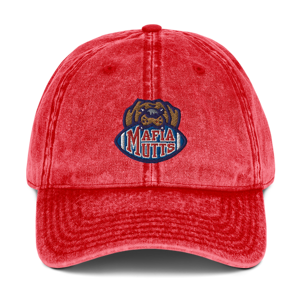 "Mafia Mutts" Vintage Cotton Twill Cap (multiple colors)