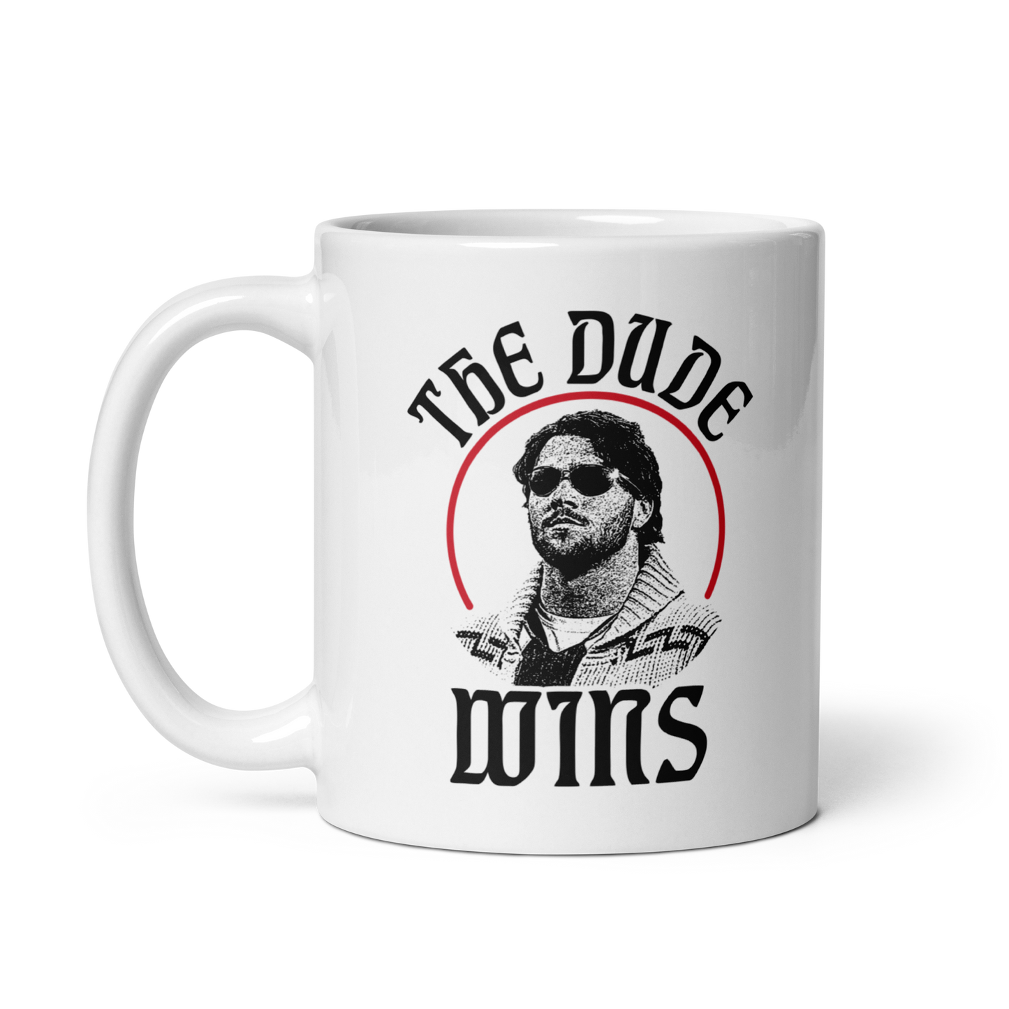 "The Dude" White Glossy Mug