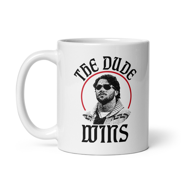 Exclusive Drinkware: "The Dude" White Glossy Mug