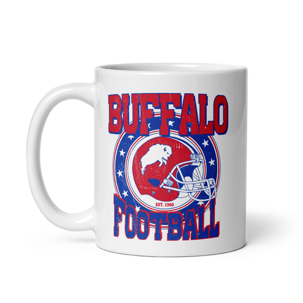 "Buffalo Obsessed" White Glossy Mug