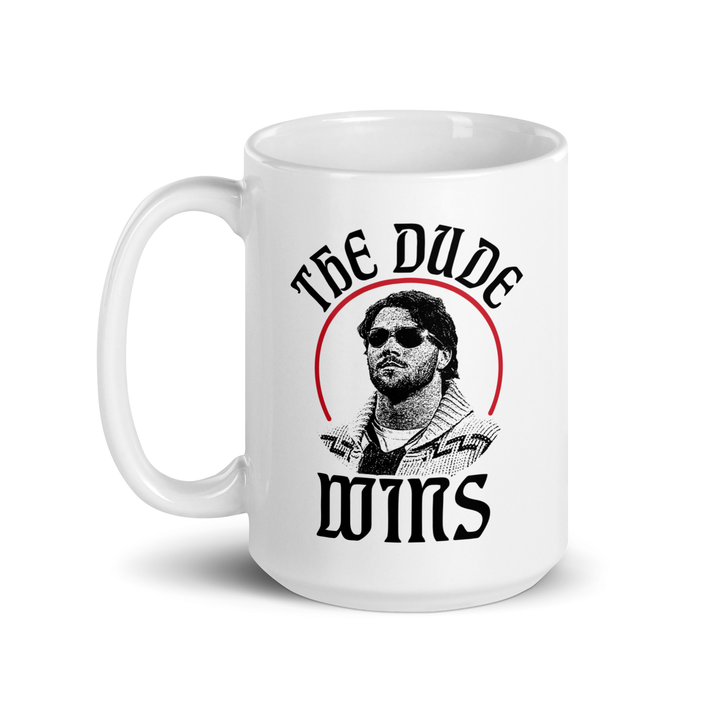 "The Dude" White Glossy Mug