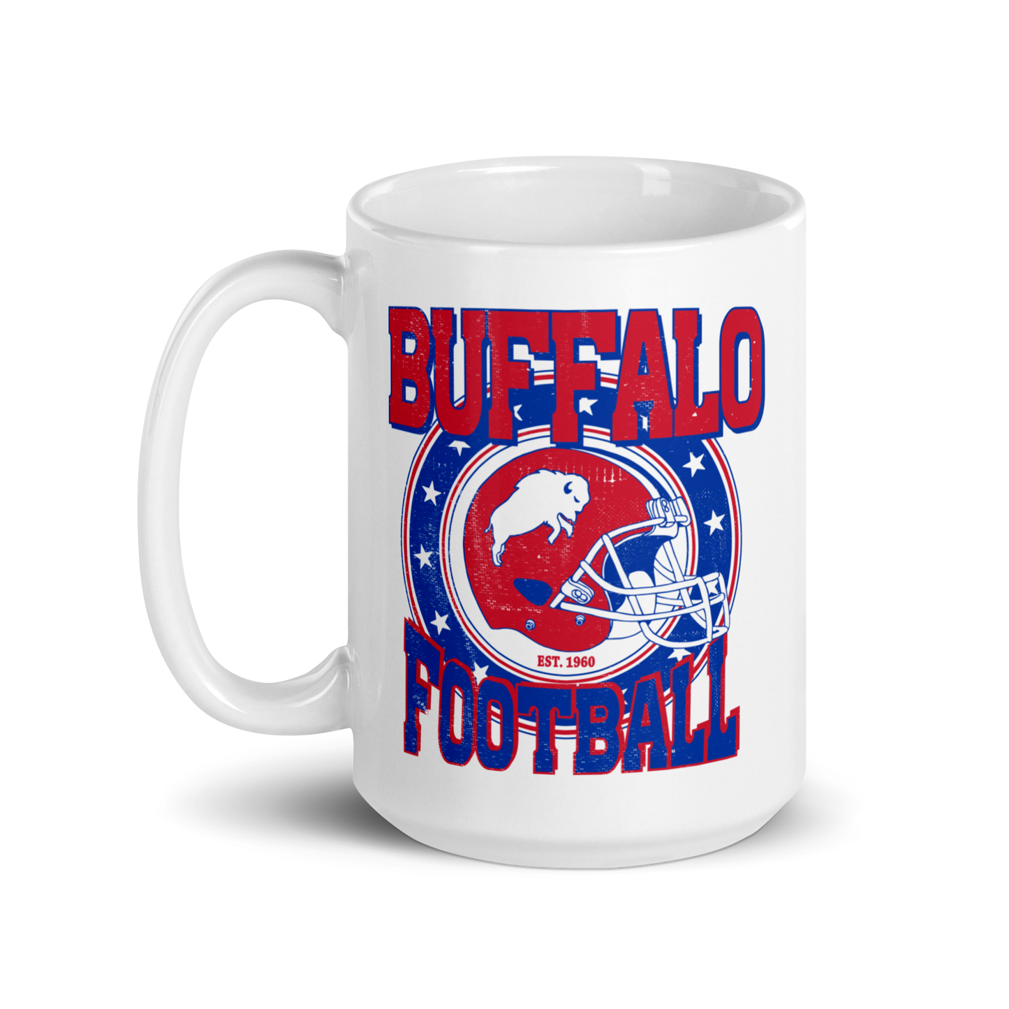 "Buffalo Obsessed" White Glossy Mug