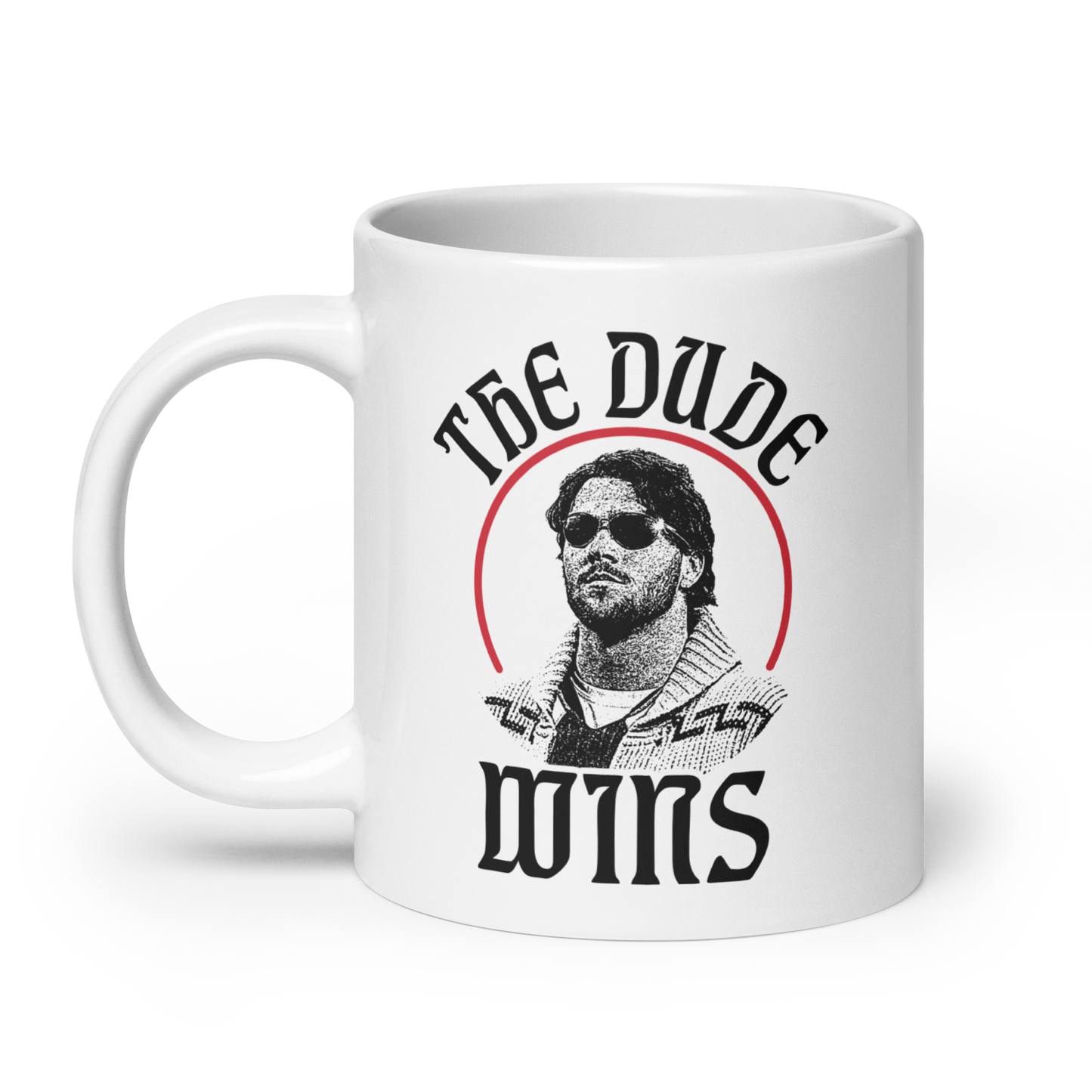 "The Dude" White Glossy Mug