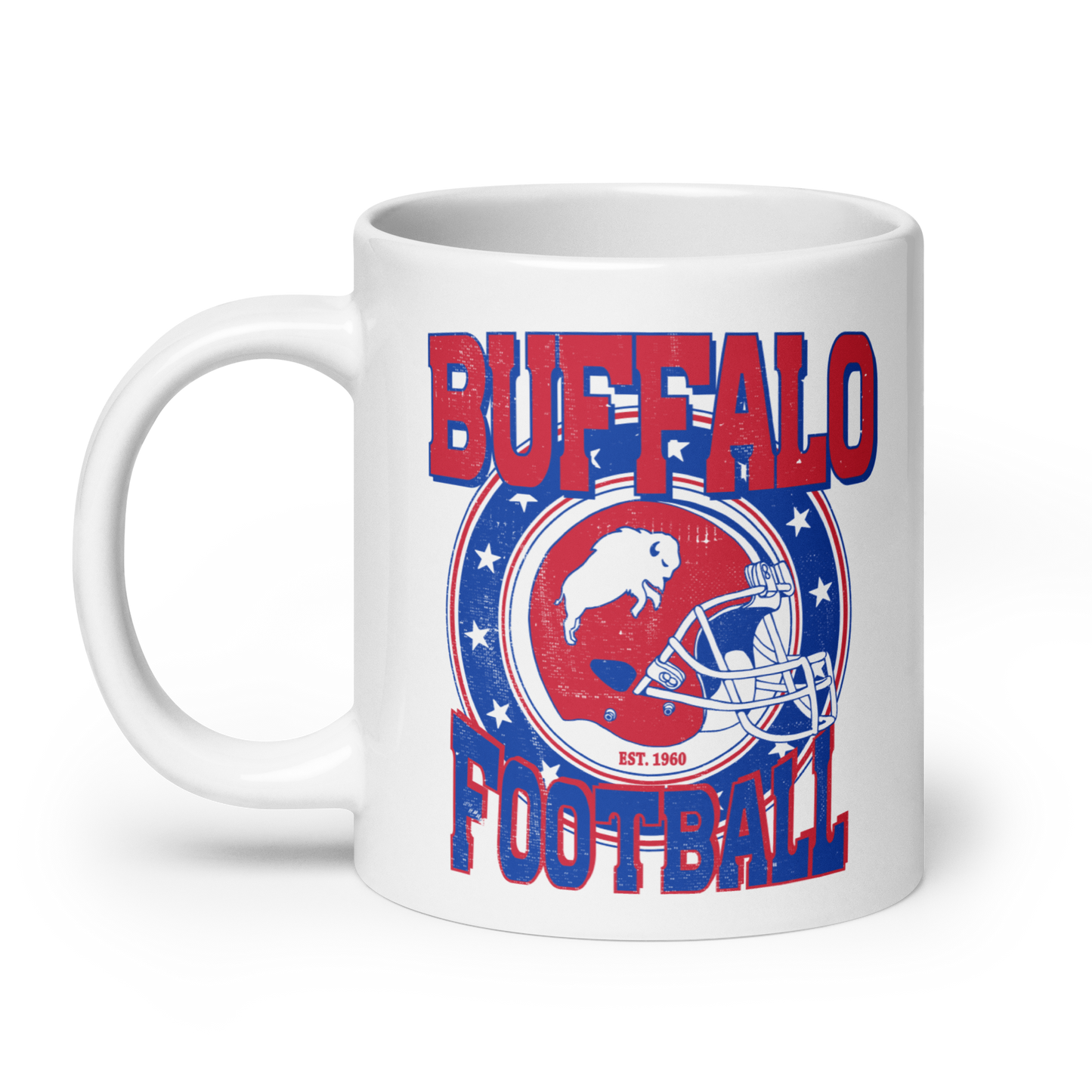 "Buffalo Obsessed" White Glossy Mug