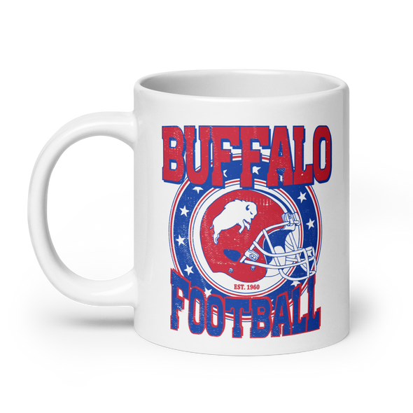 Exclusive Drinkware: "Buffalo Obsessed" White Glossy Mug