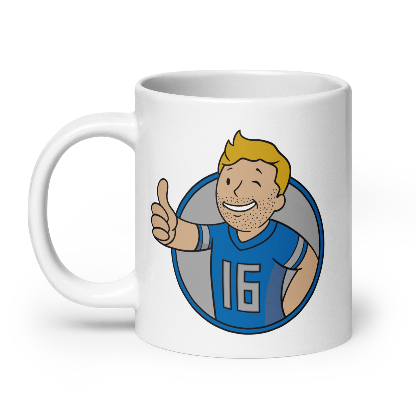 "Ball Out in Detroit" Ceramic Glossy Mug