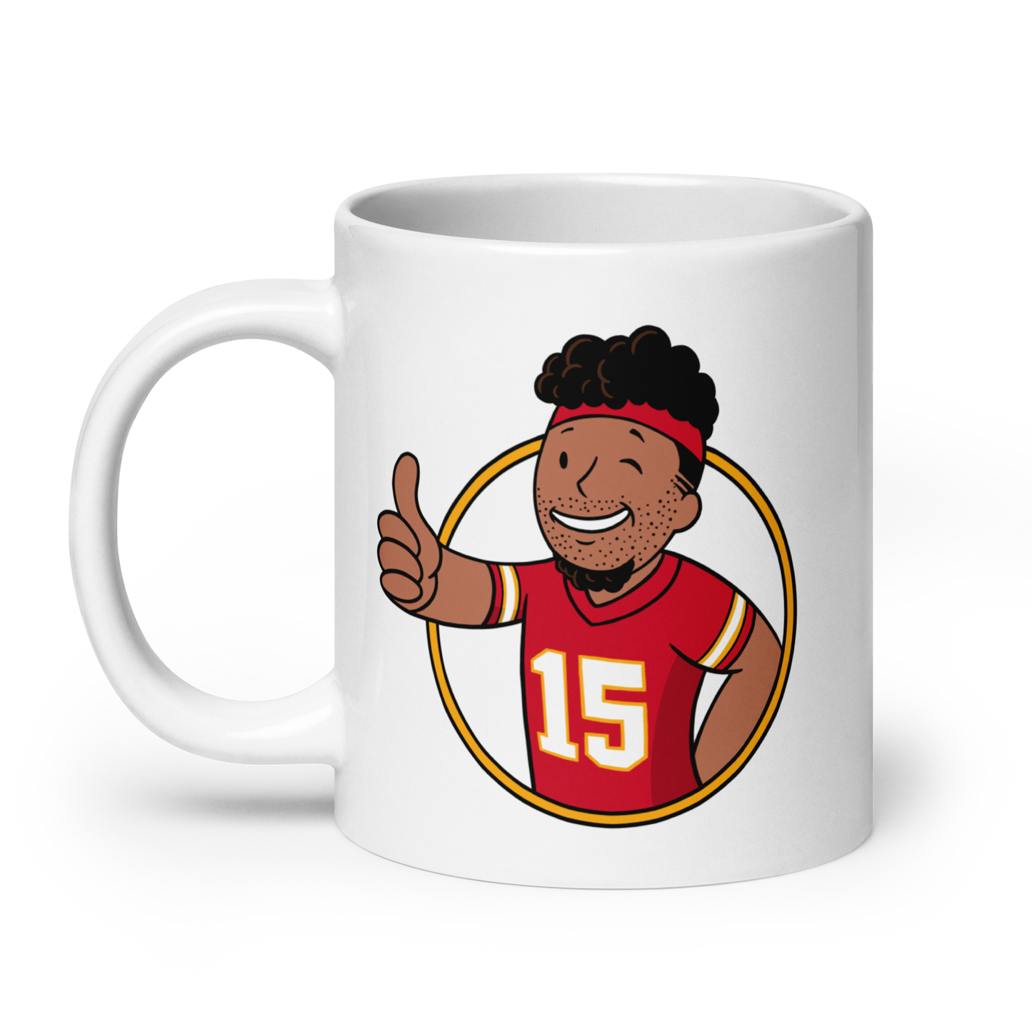 "Ball Out in Kansas City" Ceramic Glossy Mug