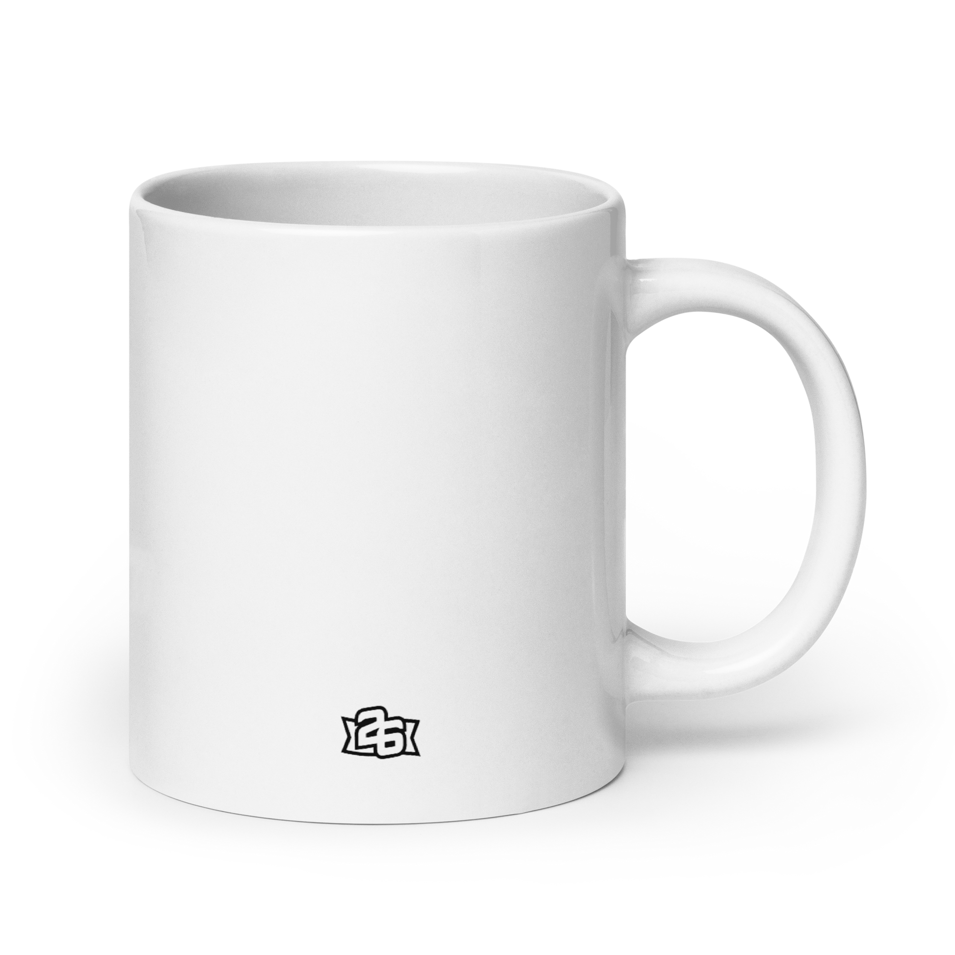 20 oz. mug, back