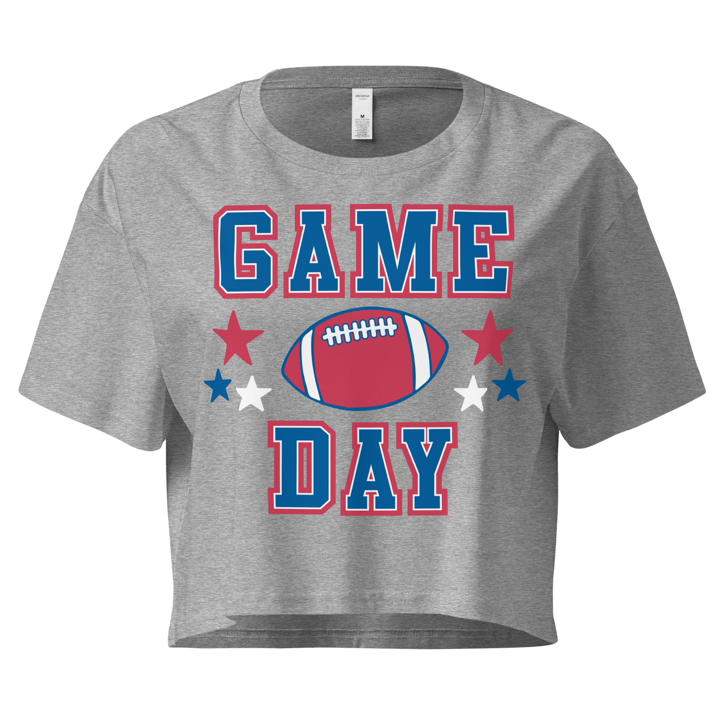 QUEEN'S CITY "Game Day Football" Women's Crop Top