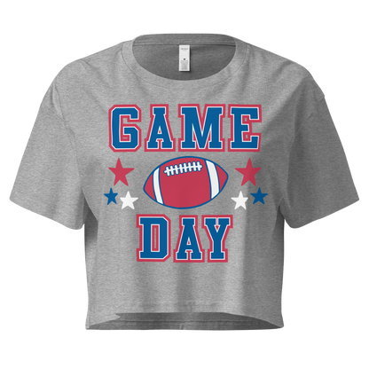 QUEEN'S CITY "Game Day Football" Women's Crop Top