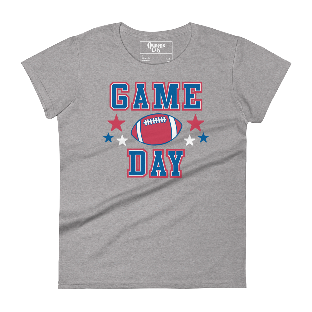 QUEEN'S CITY "Game Day Football" Women's T-Shirt