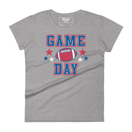 QUEEN'S CITY "Game Day Football" Women's T-Shirt