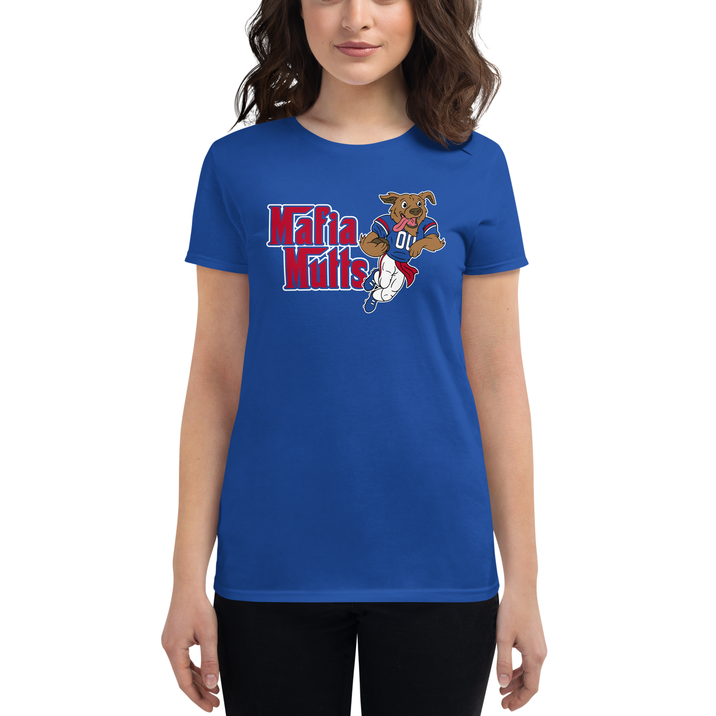 "Mafia Mutts" 2023 Ladies T-Shirt (Royal)