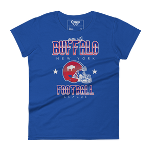 QUEEN'S CITY Vintage Buffalo Football Women's T-Shirt