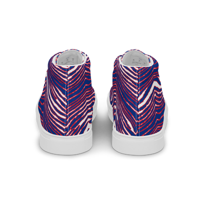 MAFIA Gear: "Mafia Prints" Women's High Top Canvas Shoes