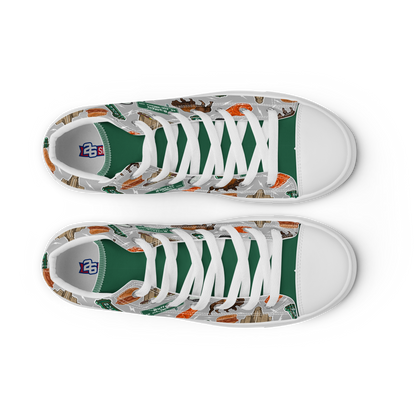 Exclusive "I'm So Buffalo" Women’s High Top Canvas Shoes