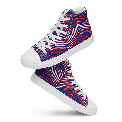 MAFIA Gear: "Mafia Prints" Women's High Top Canvas Shoes