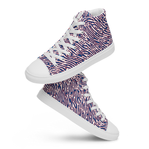 MAFIA Gear: "Mafia Prints" Women's High Top Canvas Shoes