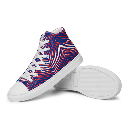 MAFIA Gear: "Mafia Prints" Women's High Top Canvas Shoes