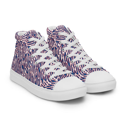 MAFIA Gear: "Mafia Prints" Women's High Top Canvas Shoes