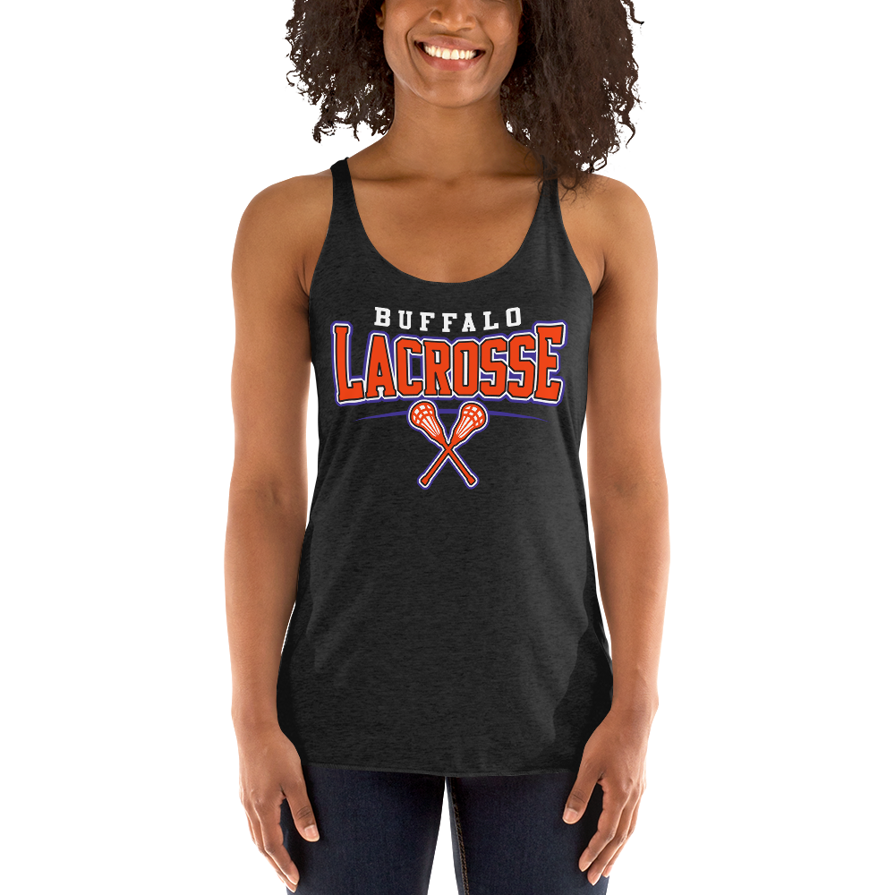 "Buffalo Lacrosse" Ladies Racerback Tank