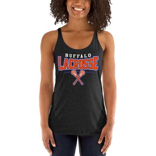 "Buffalo Lacrosse" Ladies Racerback Tank