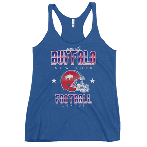 QUEEN'S CITY Vintage Buffalo Football Women's Racerback Tank