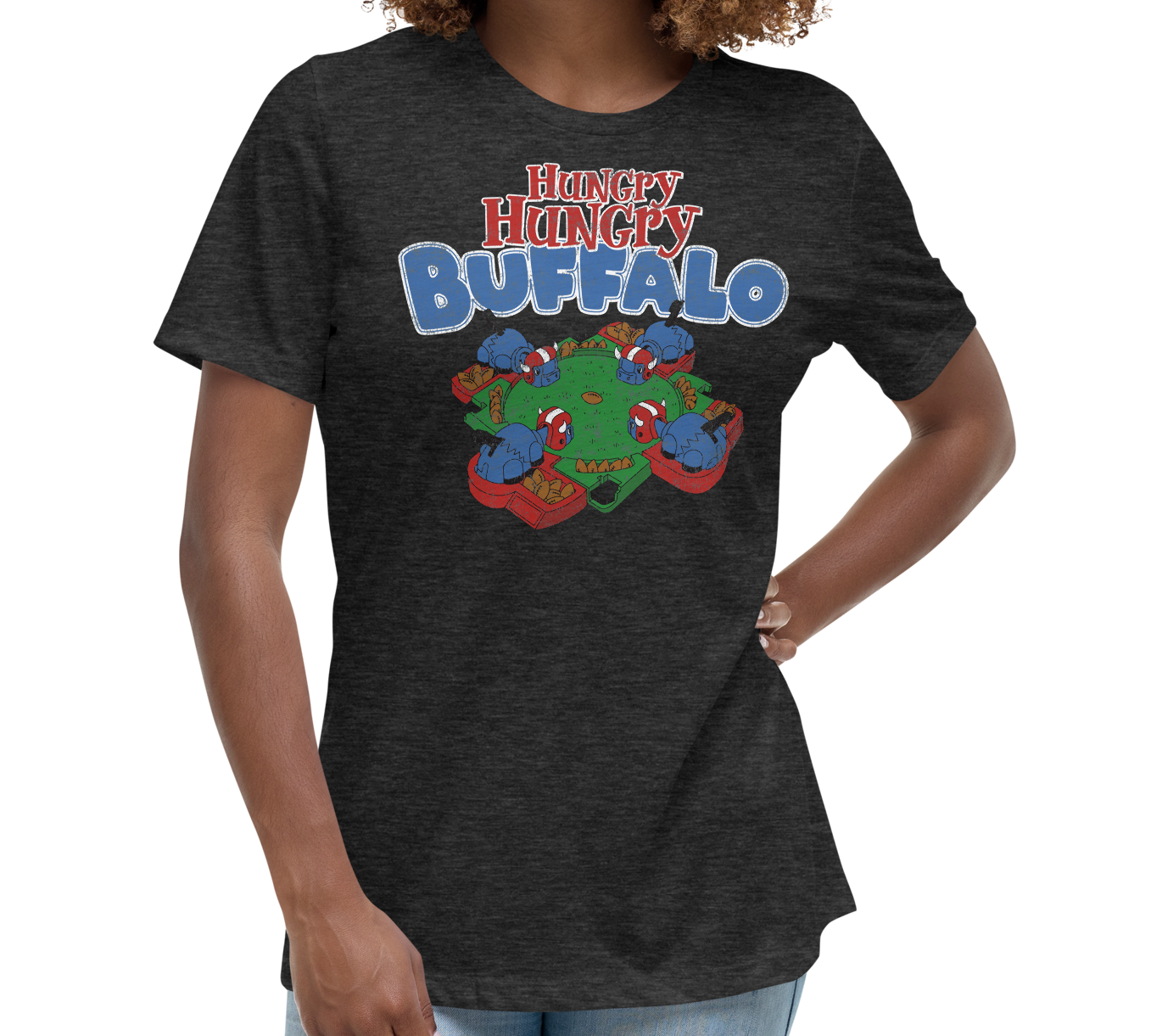 Dark Gray Heather (52% cotton, 48% polyester)