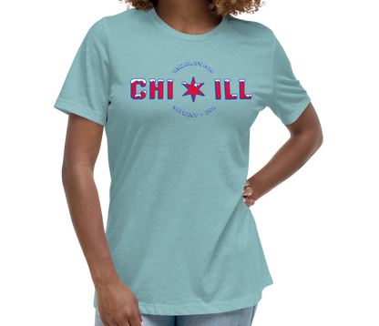 Heather Blue Lagoon (52% cotton, 48% polyester)