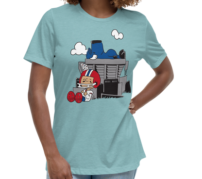 Heather Blue Lagoon (52% cotton, 48% polyester)