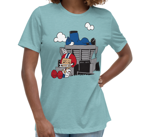 Heather Blue Lagoon (52% cotton, 48% polyester)