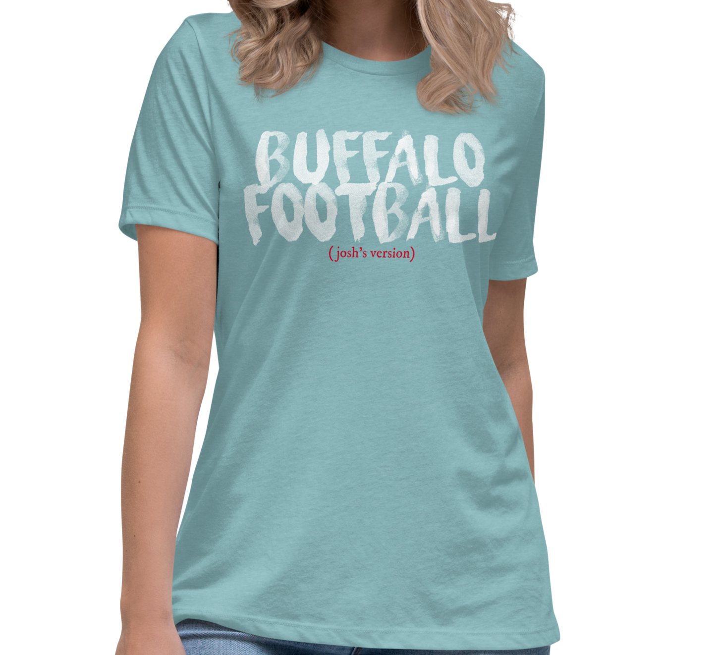 Heather Blue Lagoon (52% cotton, 48% polyester)