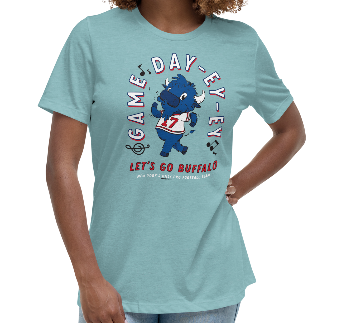 Heather Blue Lagoon (52% cotton, 48% polyester)