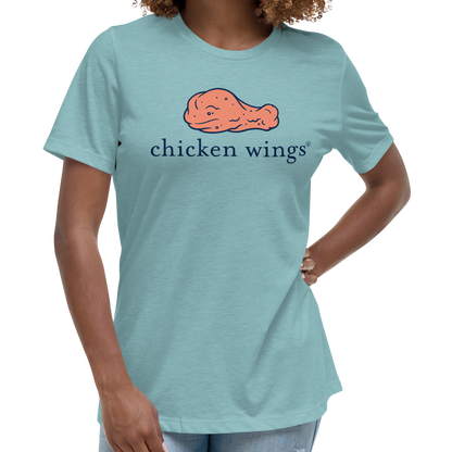 Heather Blue Lagoon (52% cotton, 48% polyester)