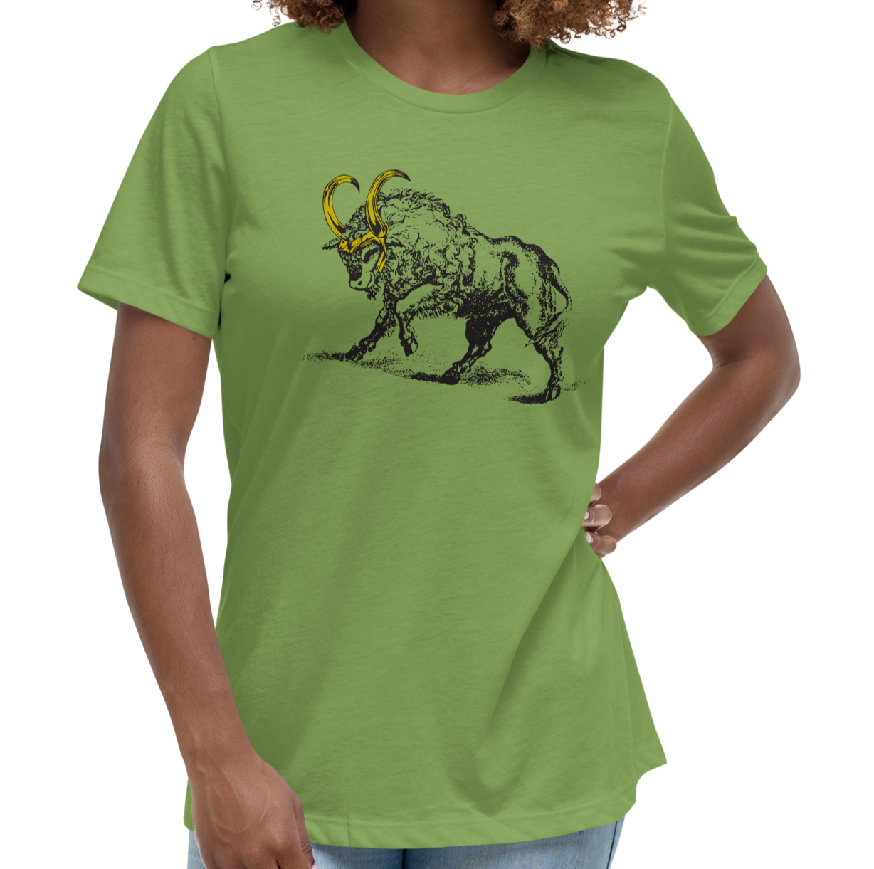 Ladies T-Shirt, Leaf Green (100% cotton)