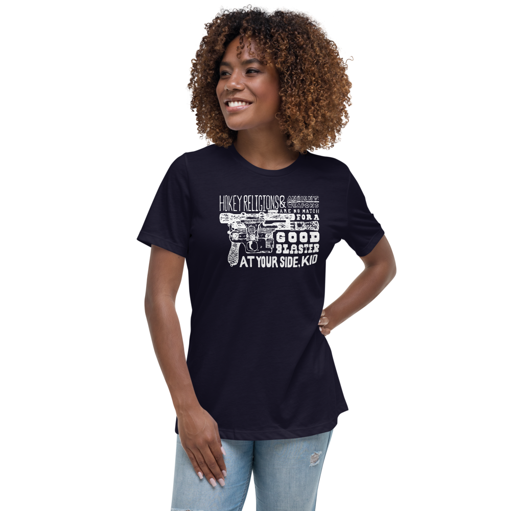 Ladies T-Shirt, Navy (100% cotton)