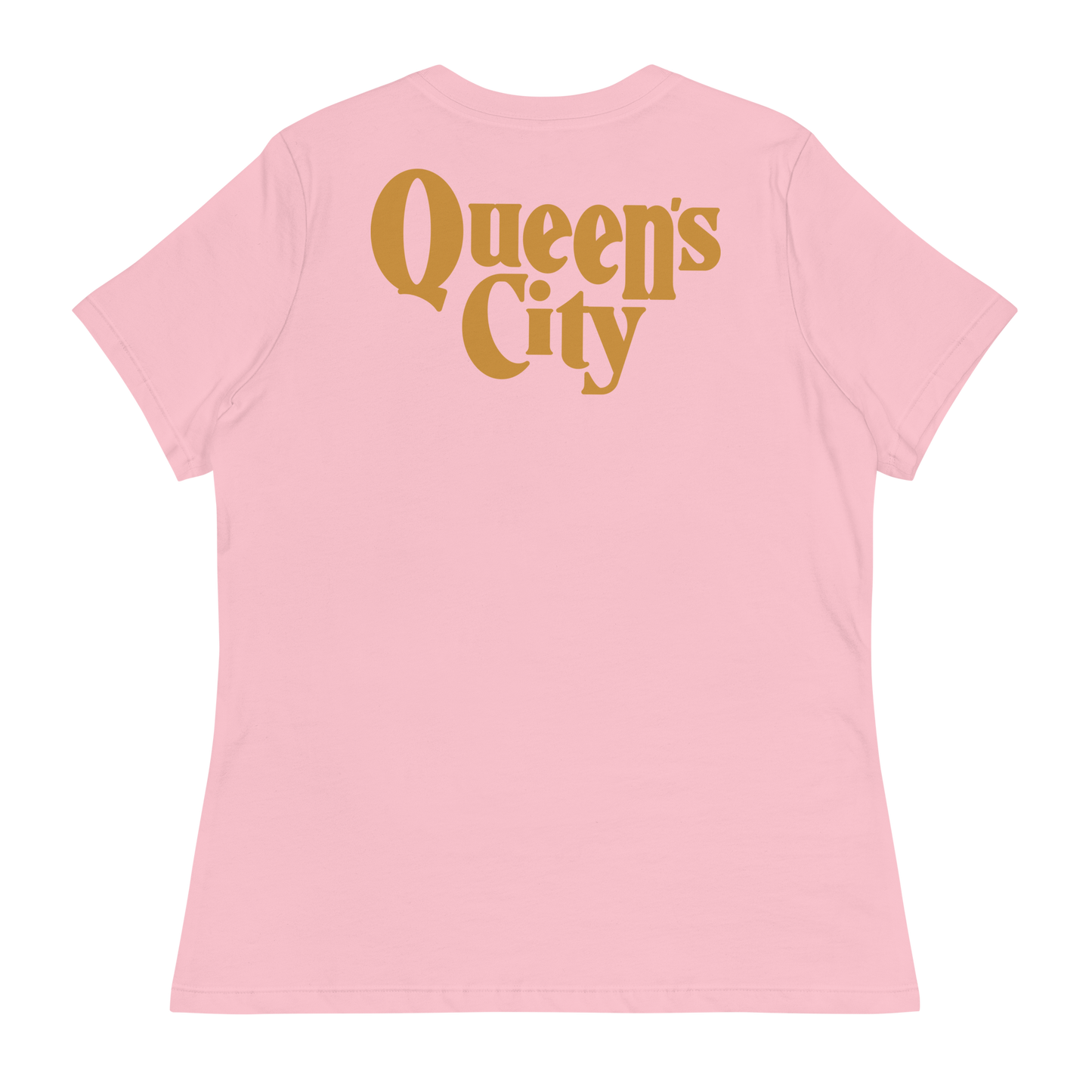 QUEEN'S CITY Logo Women's Relaxed Embroidered T-Shirt