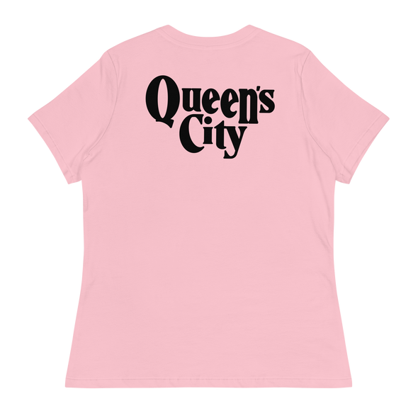 QUEEN'S CITY Logo Women's Relaxed T-Shirt