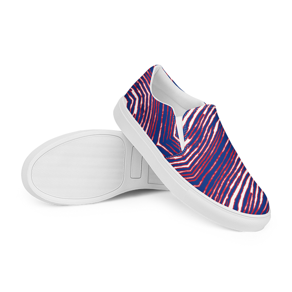 MAFIA Gear: Officially Licensed Zubaz Women's Slip-on Canvas Shoes