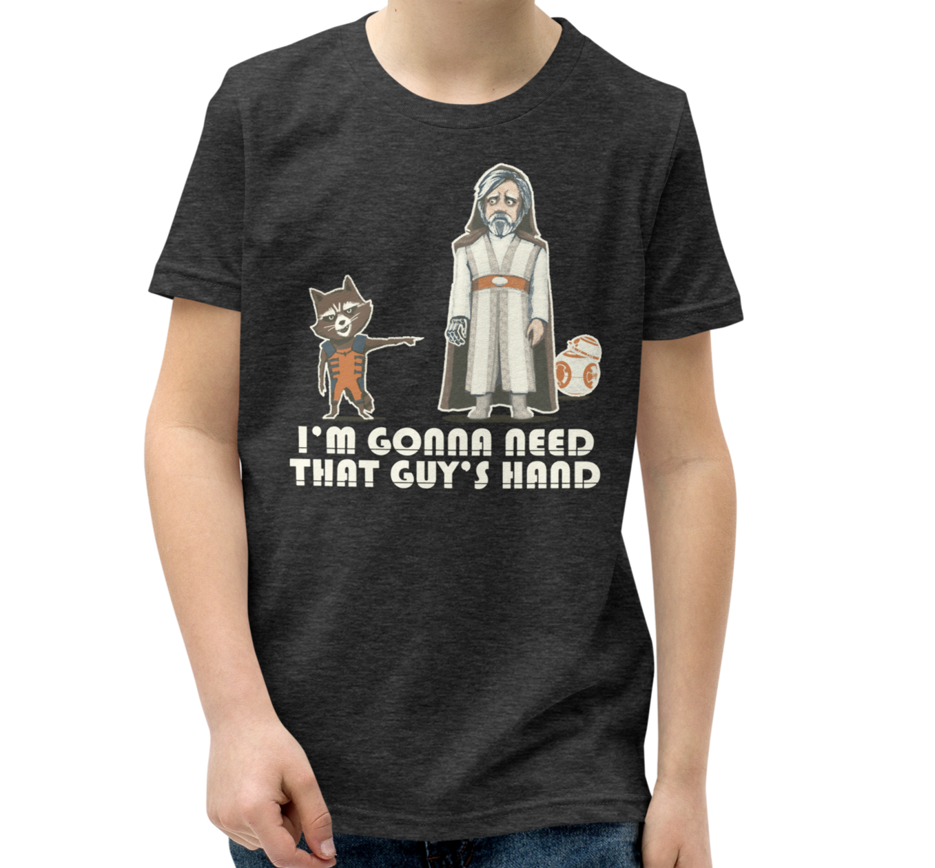 Dark Gray Heather (52% cotton, 48% polyester)