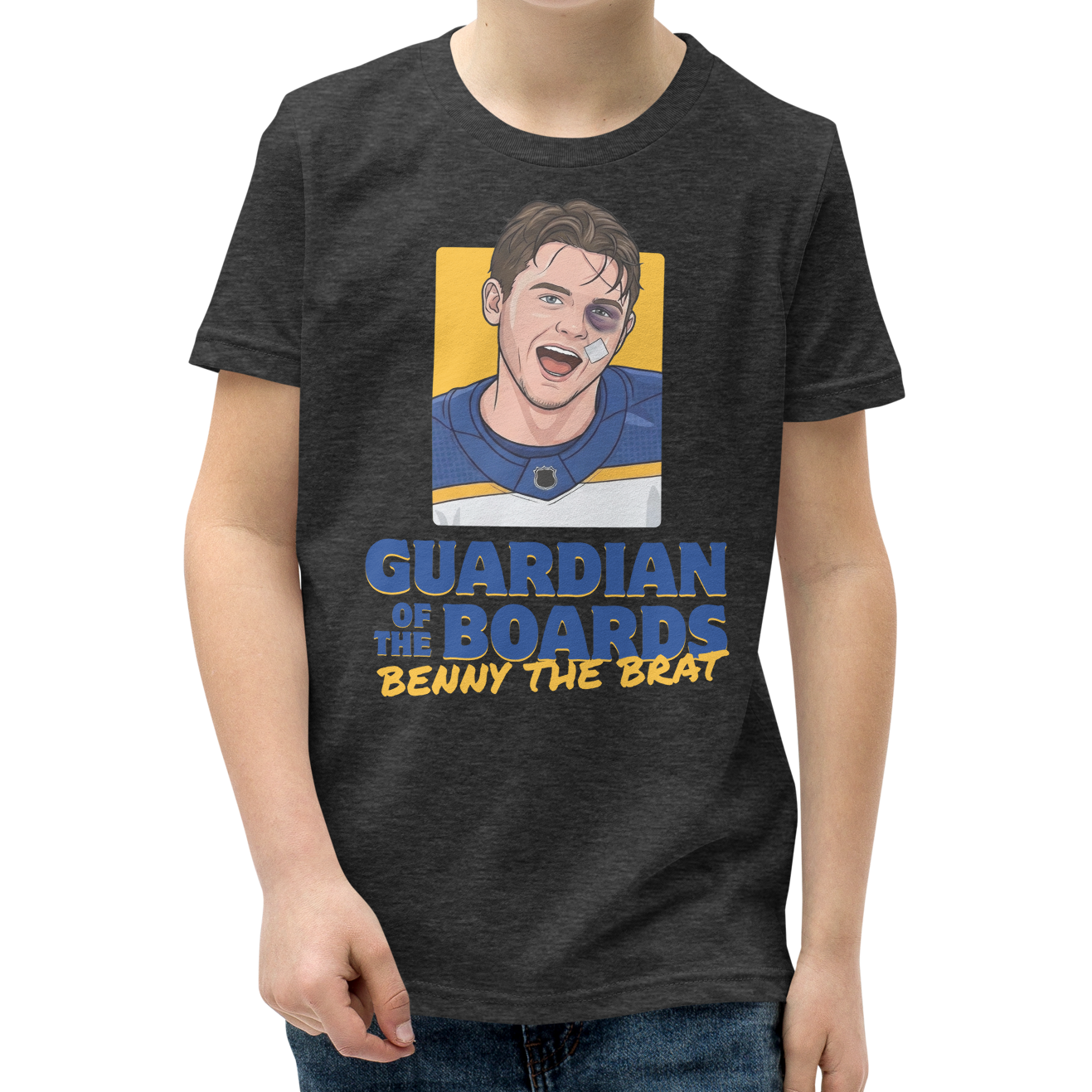 Dark Gray Heather (52% cotton, 48% polyester)