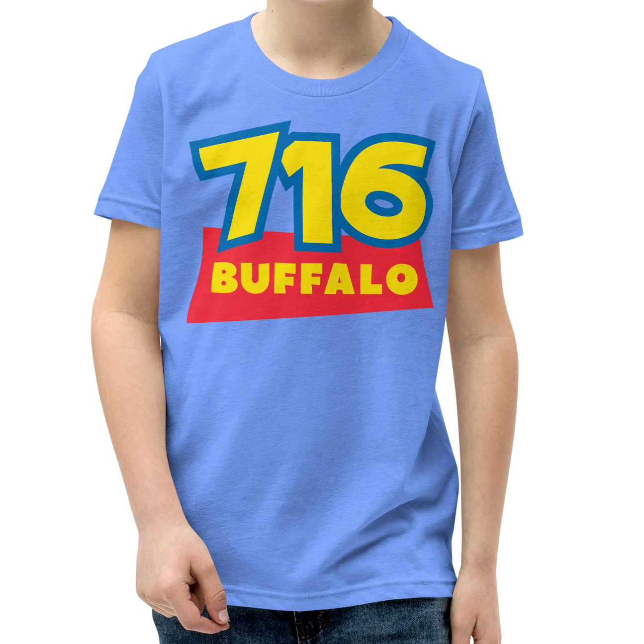 Heather Columbia Blue (52% cotton, 48% polyester)