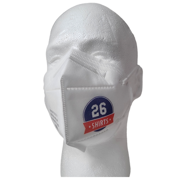 26 Shirts logo N95 masks, pack of 3
