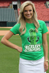 Ladies T-Shirt, Kelly Green (100% cotton) Modeled by Lauren Hall