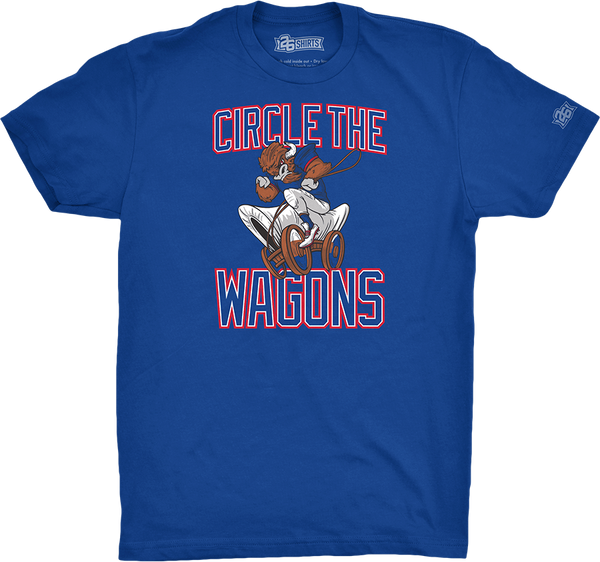 KEEP CALM AND CIRCLE THE WAGONS T-SHIRT