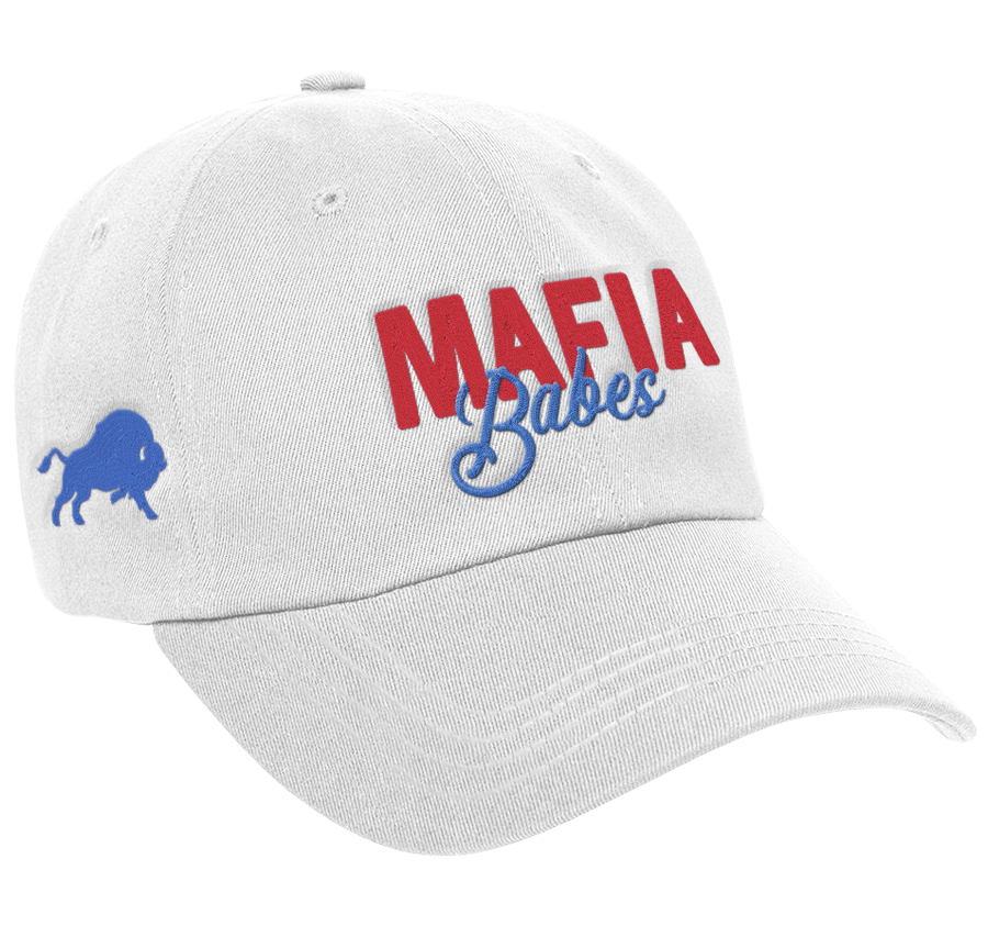 MAFIA Babes: White Dad Cap