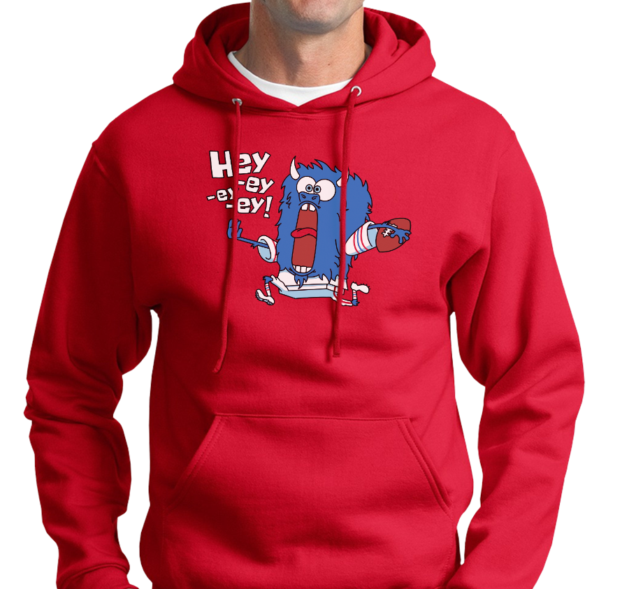 Sweatshirt Hoody, Ketchup (50% cotton, 50% polyester)