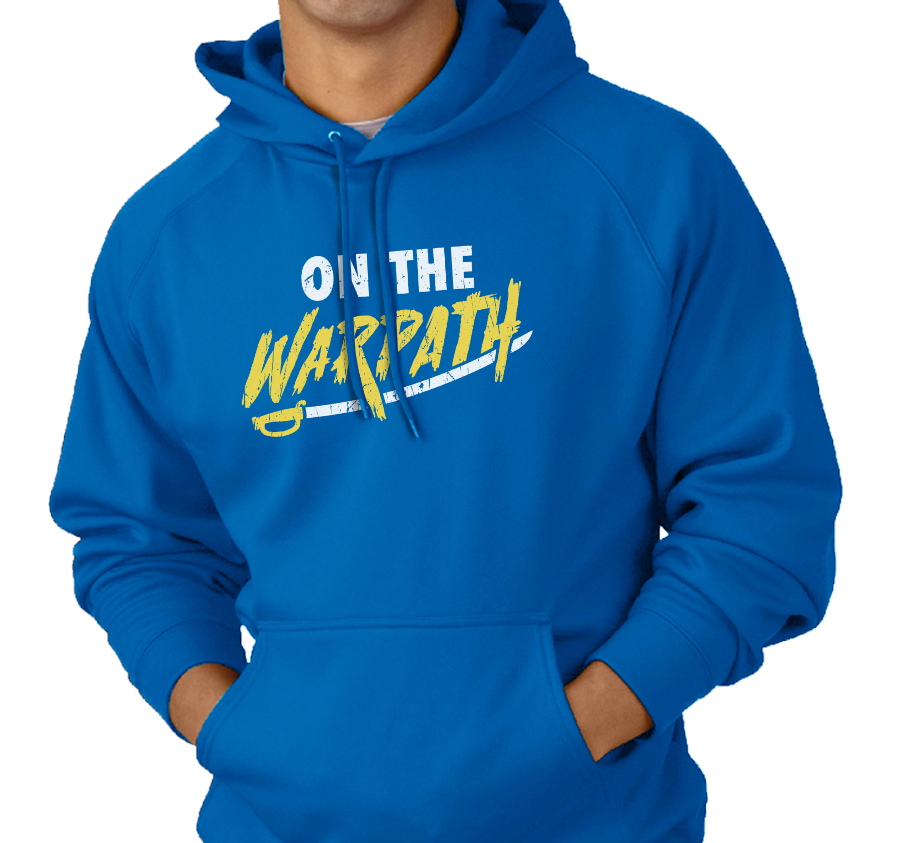 Sweatshirt Hoody, Royal (50% cotton, 50% polyester)
