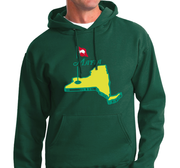 Sweatshirt Hoody, Forest Green, Full Size Print (50% cotton, 50% polyester)